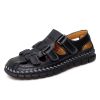 Summer new men's large size casual handmade sandals fashion trend all sandals beach shoes 38-47