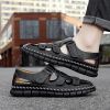 Summer new men's large size casual handmade sandals fashion trend all sandals beach shoes 38-47